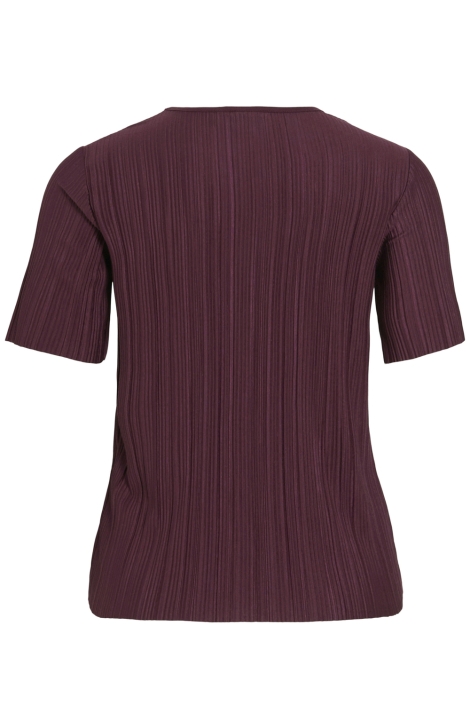Vila viplisa o-neck s/s top - noos